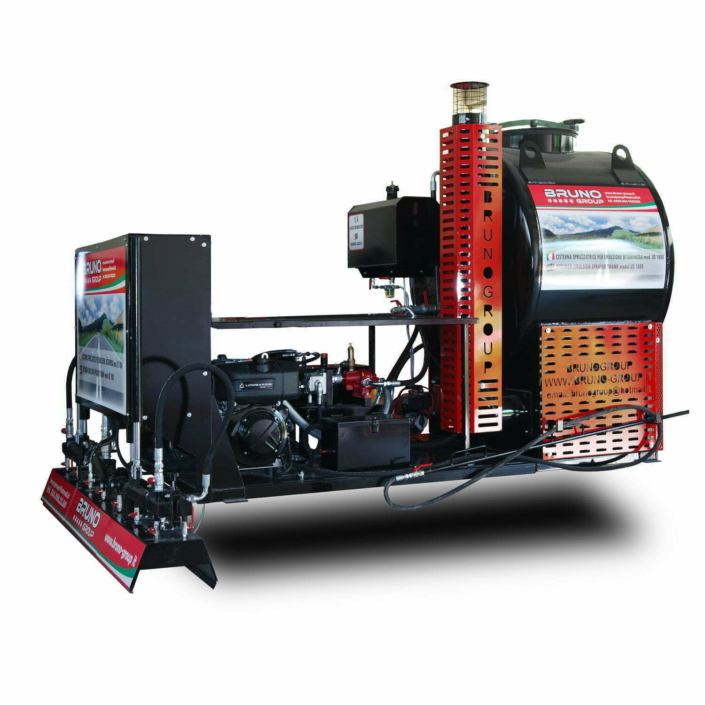 Bituminous emulsion spraying tank Bituminous emulsion spraying tank
